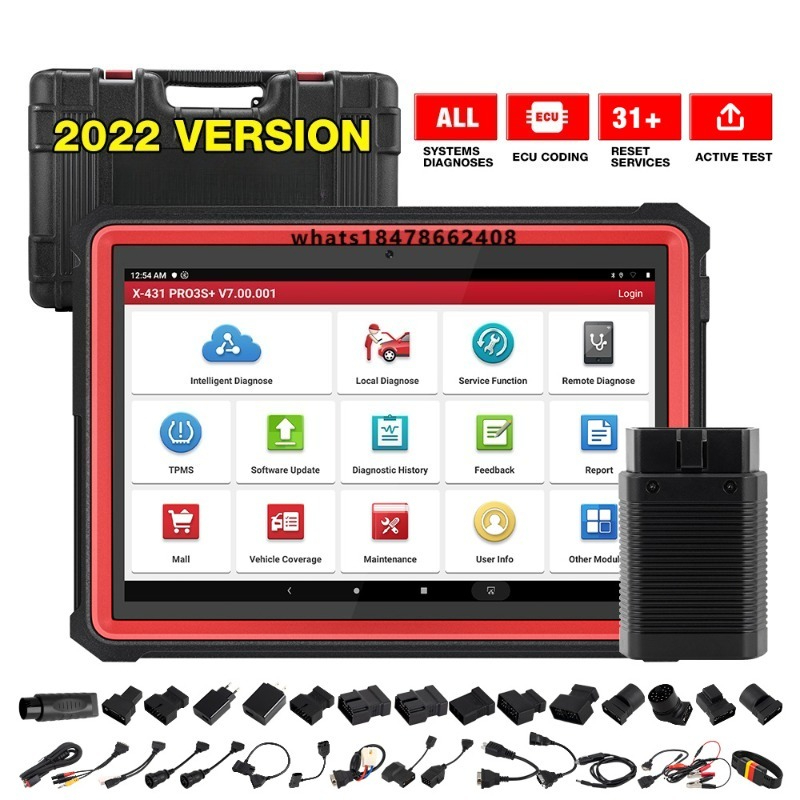 Obd2 Scanner - For X-431 PRO3S+ Professional Full-System Engine