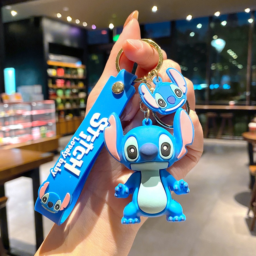 Car Accessories Xmas Gifts - Hot Stitch Keychain Anime Stitch Figure