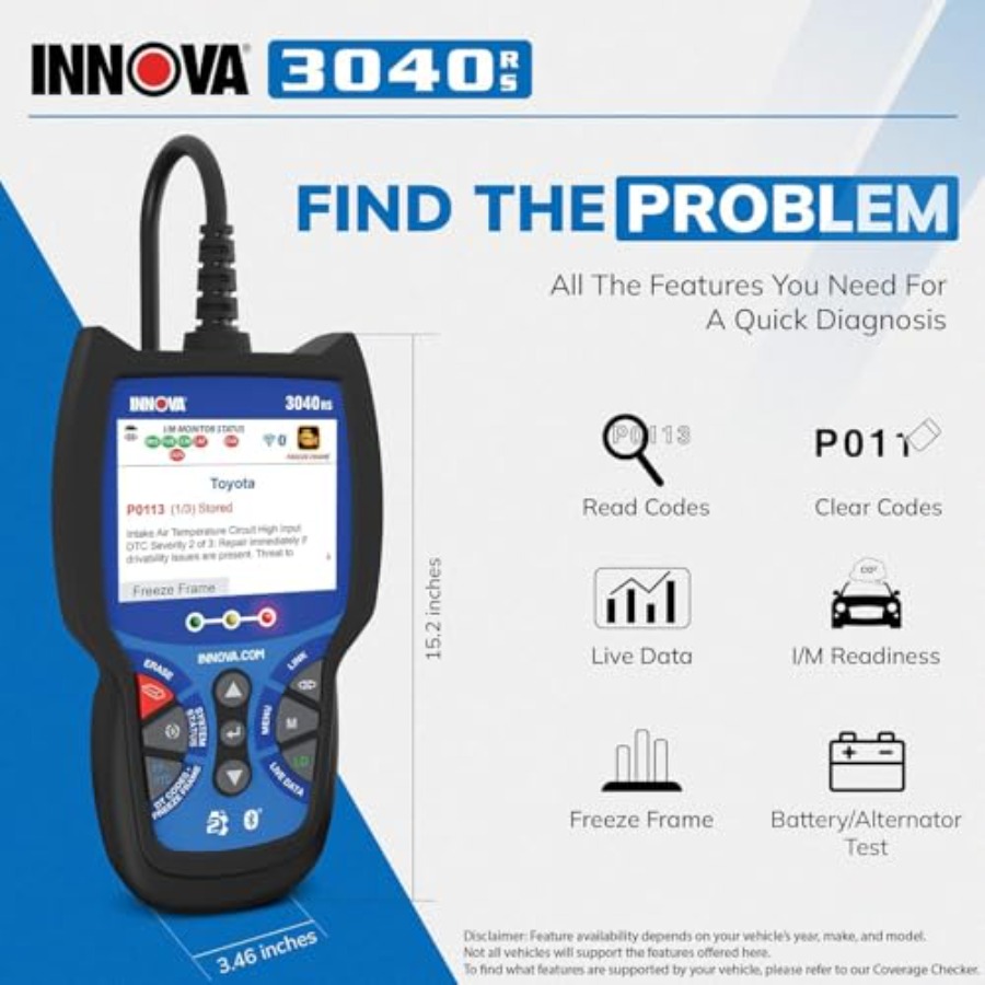 3040RS, OBD2 Scanner, Live Dat - огляд і ціна Obd2 Scanner