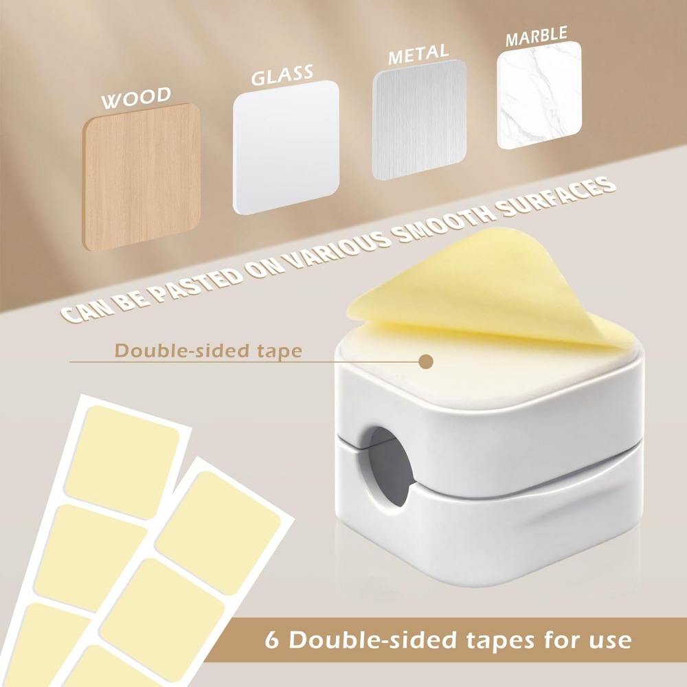 6 PCS Magnetic Cable Clips Cor - огляд і ціна Car Cable Organizer