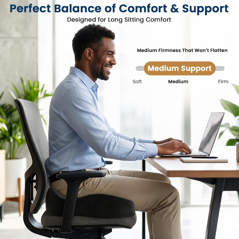 Thick Memory Foam Seat Cushion - огляд і ціна Car Seat Cushion Memory Foam