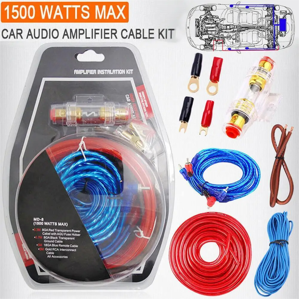 1500W Car Audio Speakers Wirin - огляд і ціна Car Cable Organizer