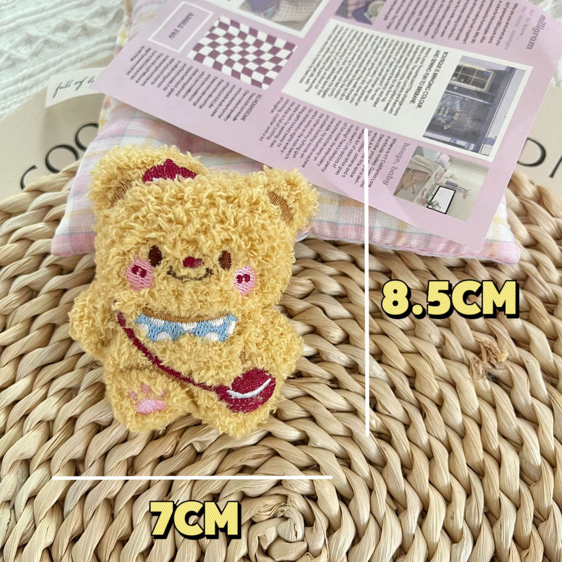 1Pcs Cartoon Butter Bear Plush - огляд і ціна Car Accessories Xmas Gifts