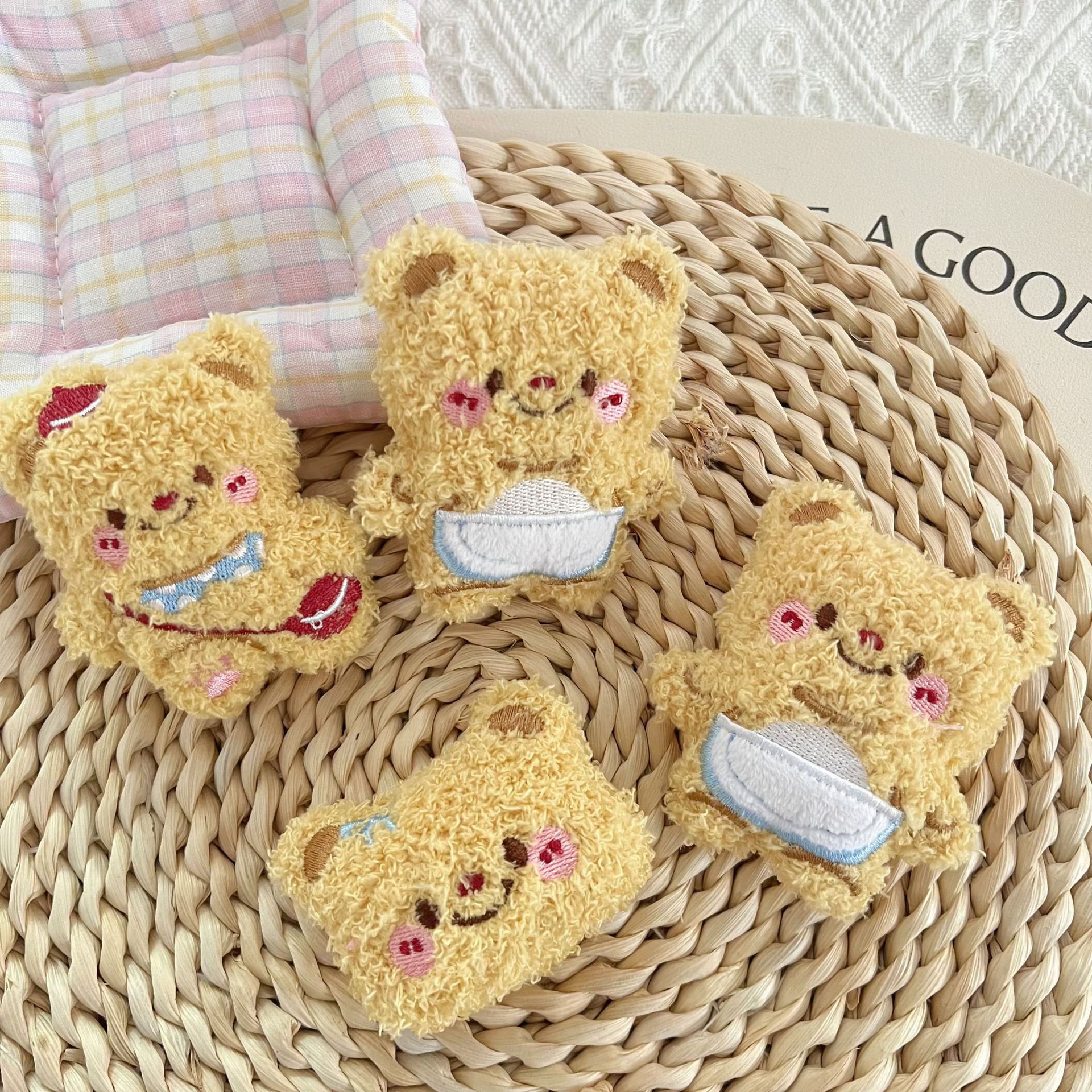 1Pcs Cartoon Butter Bear Plush - огляд і ціна Car Accessories Xmas Gifts