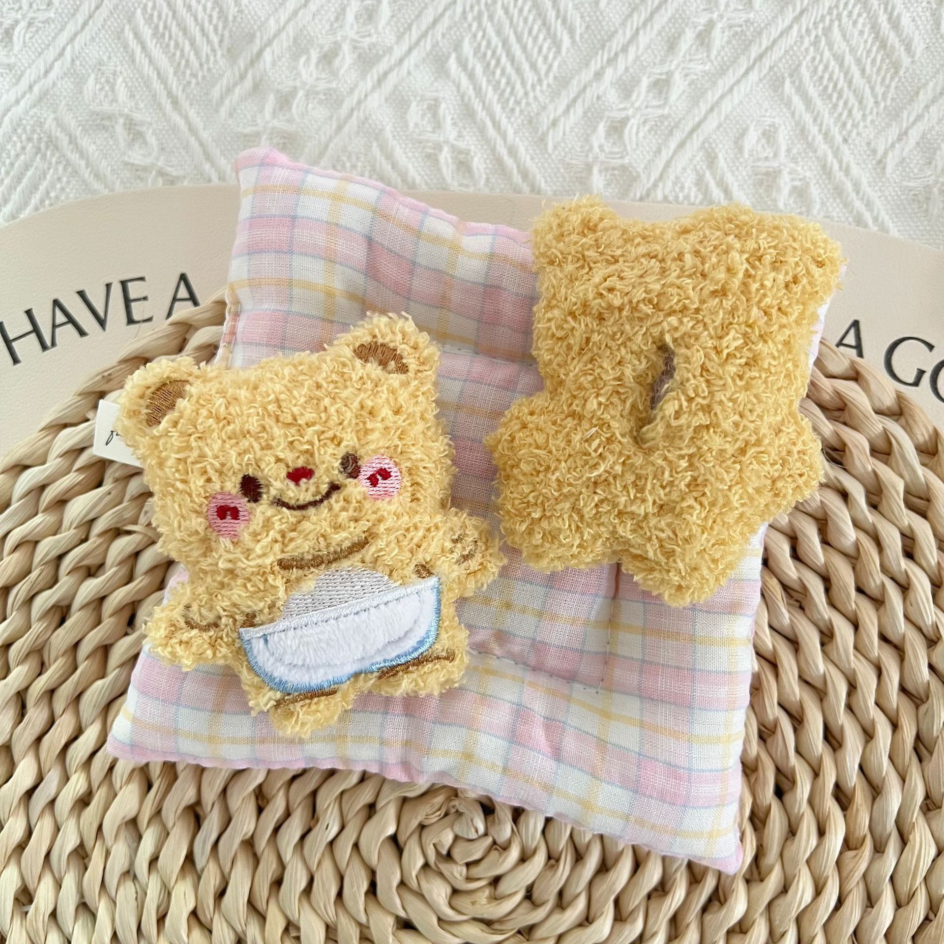 1Pcs Cartoon Butter Bear Plush - огляд і ціна Car Accessories Xmas Gifts