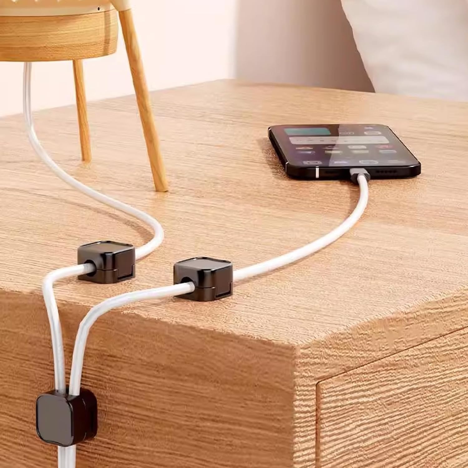 3 Pack Black Cord Organizer Sp - огляд і ціна Car Cable Organizer