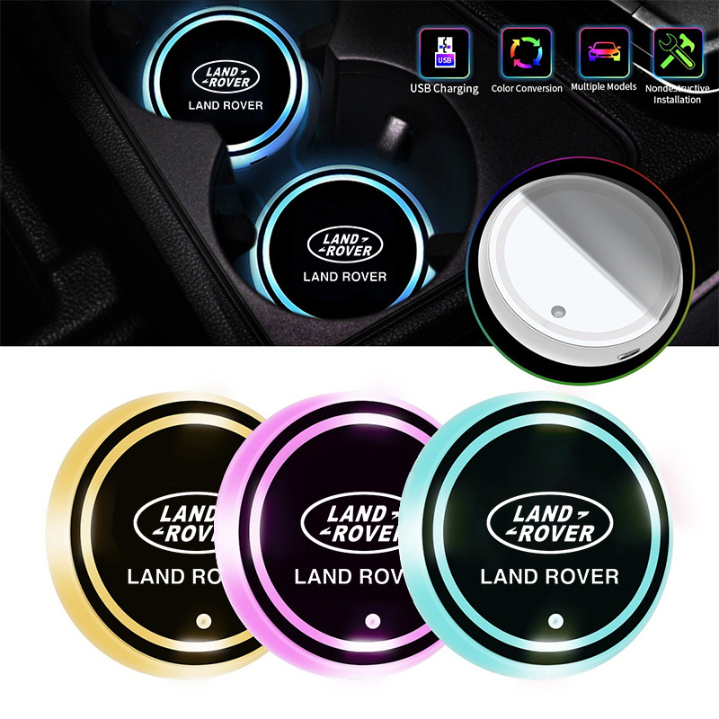 2Pcs 7 Colorful LED Car Logo W - огляд і ціна Car Accessories Logo