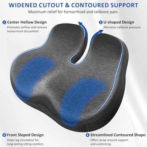 Ergonomic Memory Foam Seat Cus - огляд і ціна Car Seat Cushion Memory Foam