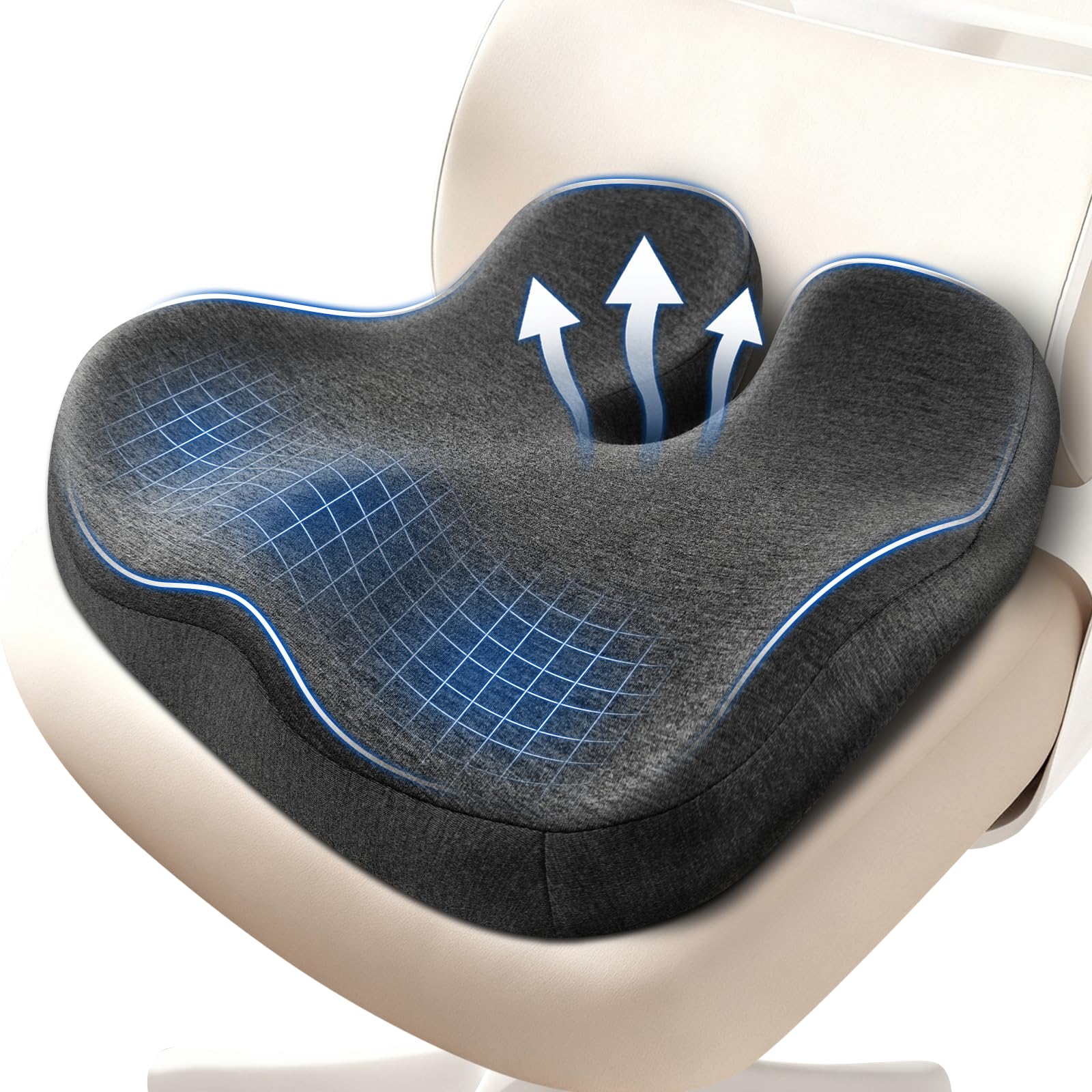 Ergonomic Memory Foam Seat Cus - огляд і ціна Car Seat Cushion Memory Foam