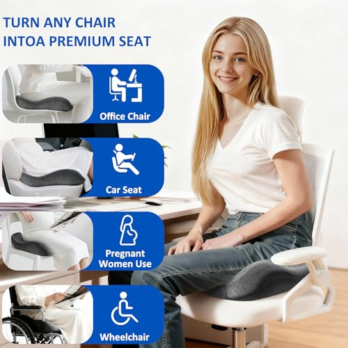 Ergonomic Memory Foam Seat Cus - огляд і ціна Car Seat Cushion Memory Foam
