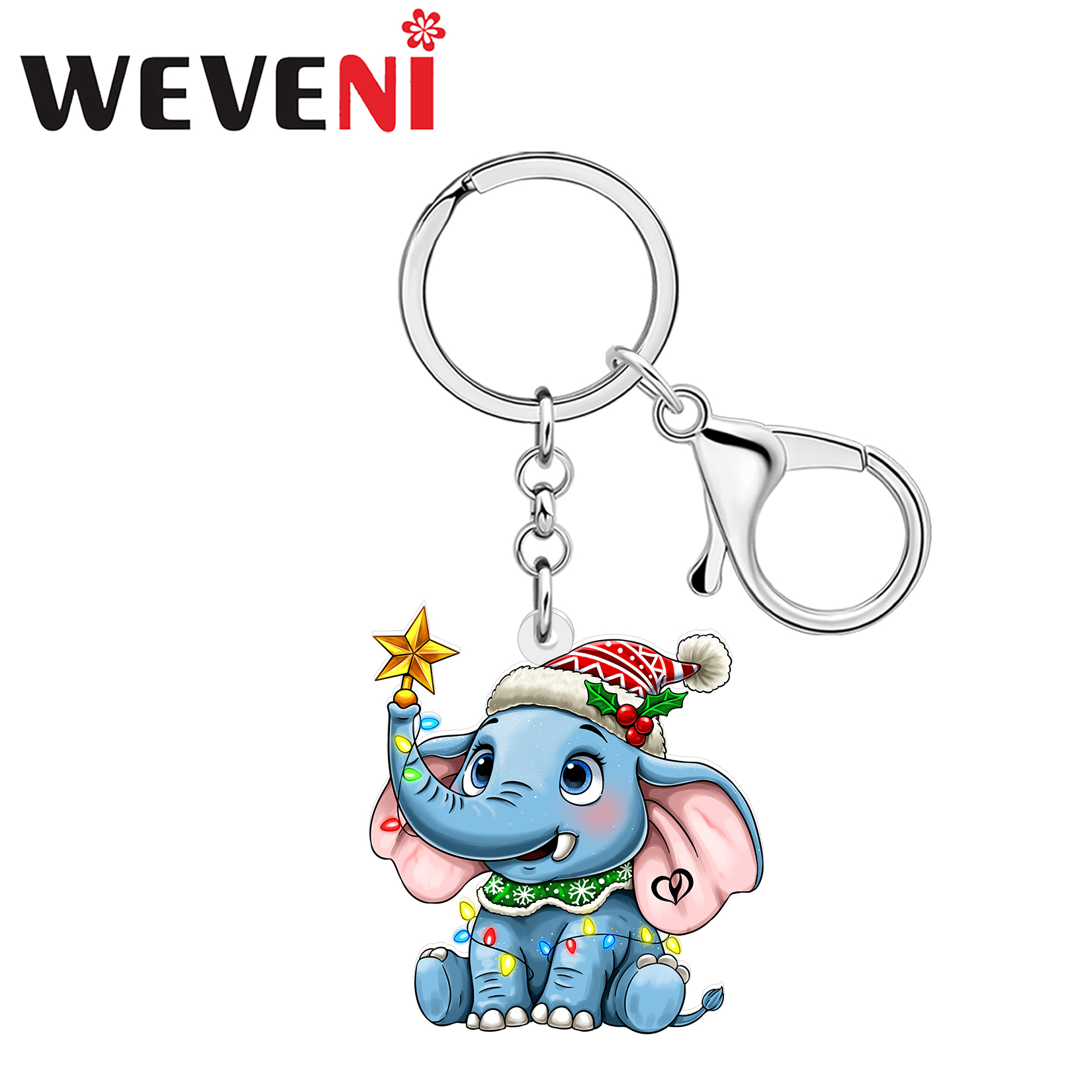 WEVENI Acrylic Christmas Blue  - огляд і ціна Car Accessories Xmas Gifts