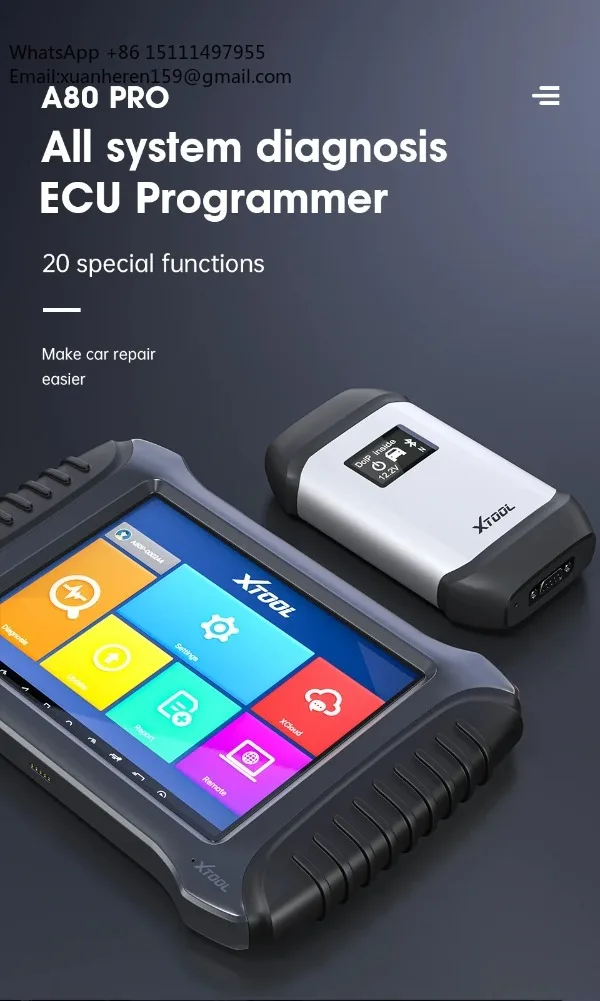 2025 Original Xtool A80 Pro Xt - огляд і ціна Obd2 Scanner