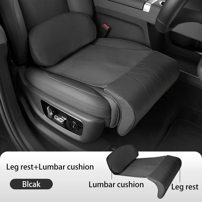 Nappa Leather Leg Support Exte - огляд і ціна Car Seat Cushion Memory Foam
