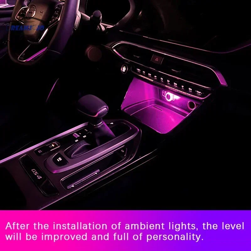 Car USB Ambient Lights LED Col - огляд і ціна Led Interior Ambient Light