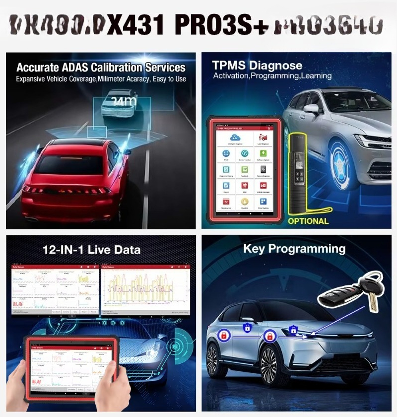 For X-431 PRO3S+ Professional  - огляд і ціна Obd2 Scanner