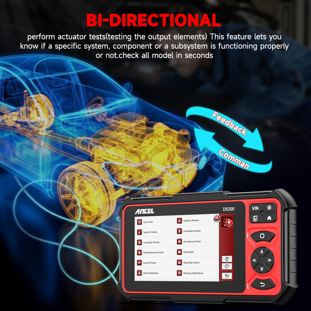 Ancel DS300 Professional Car D - огляд і ціна Obd2 Scanner