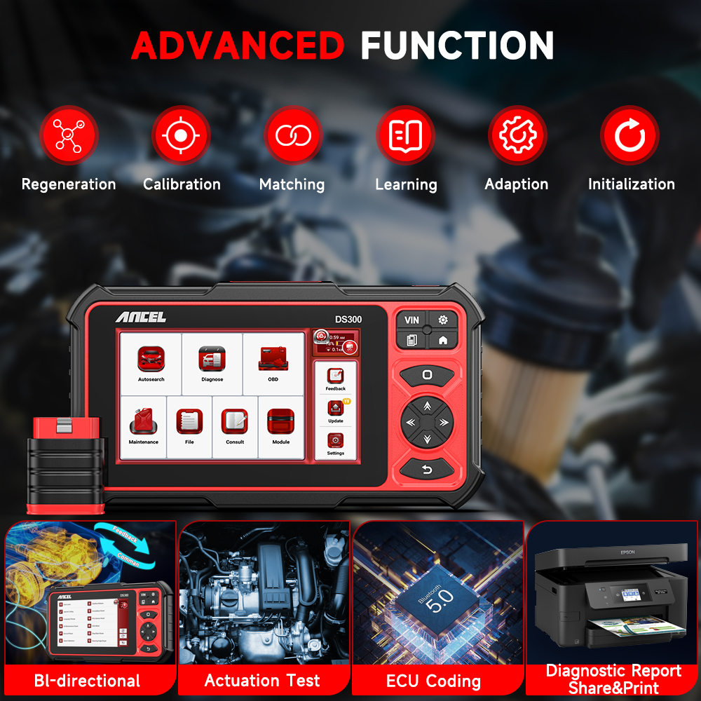 Ancel DS300 Professional Car D - огляд і ціна Obd2 Scanner