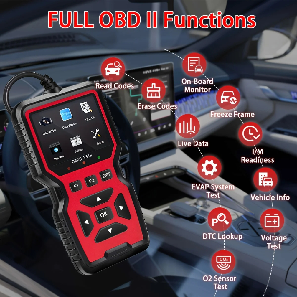V519 V539 Professional OBD2 Sc - огляд і ціна Obd2 Scanner