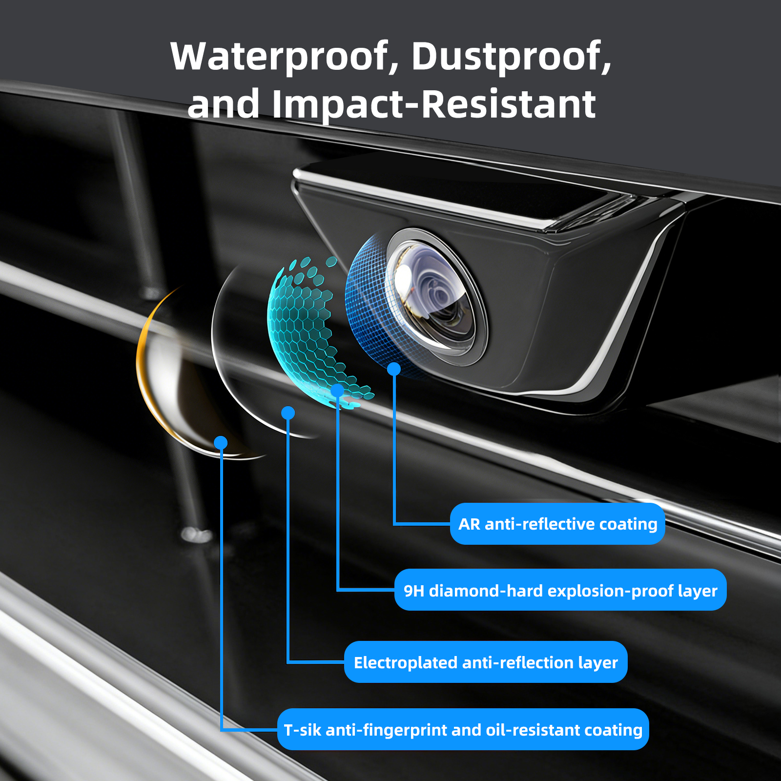 Front Bumper Camera Lens Guard - огляд і ціна Bumper Guard Protector