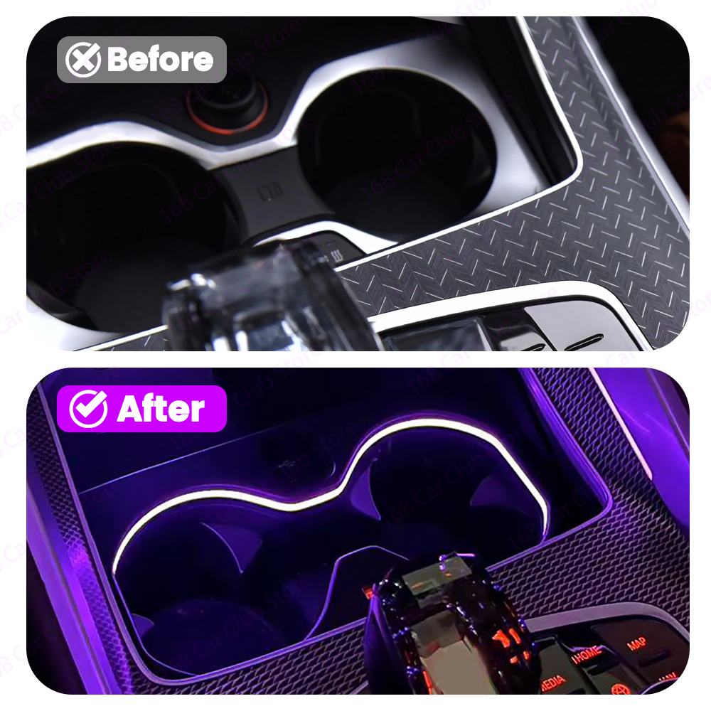LED 11 Colour Cup Holder Light - огляд і ціна Led Interior Ambient Light