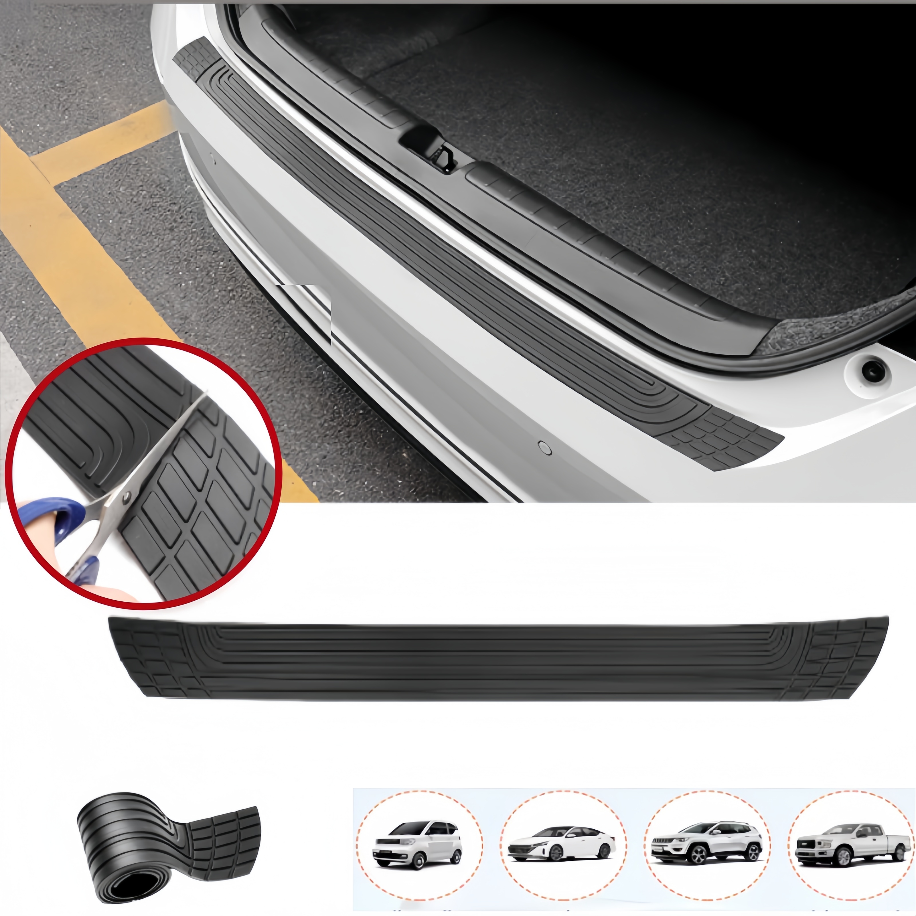 Universal Car Rear Bumper Prot - огляд і ціна Bumper Guard Protector