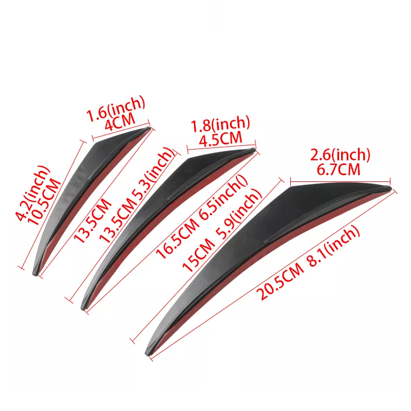 6pcs Universal Rubber Car Fron - огляд і ціна Bumper Guard Protector