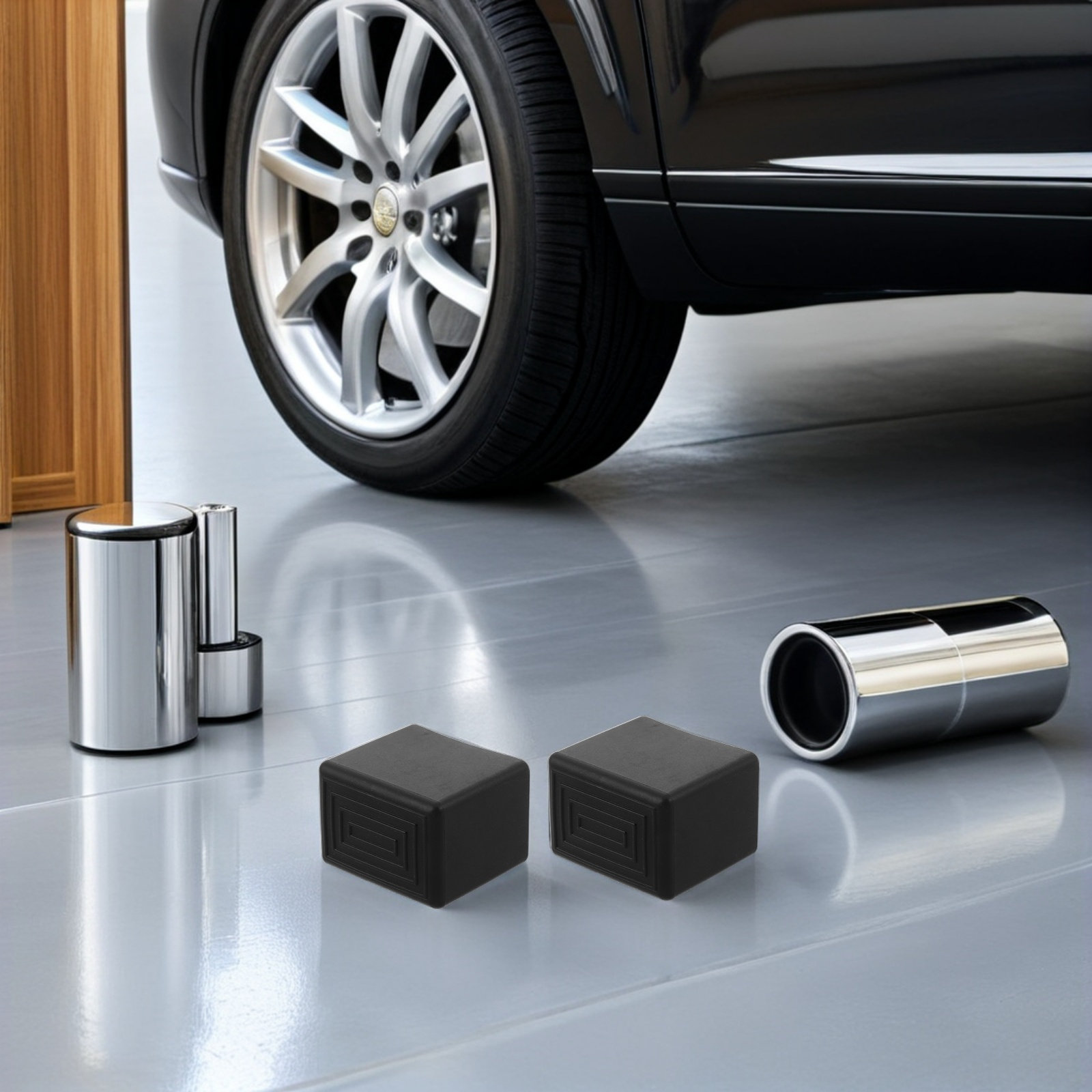 1Set Roof Rack End Cover Cross - огляд і ціна Car Accessories Roof Rack