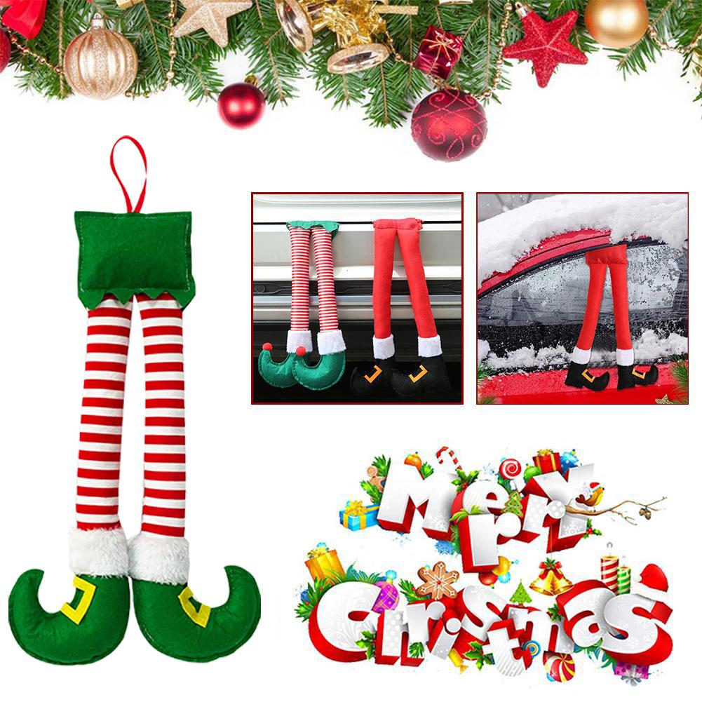 Car Christmas Leg Folding Deco - огляд і ціна Car Accessories Xmas Gifts
