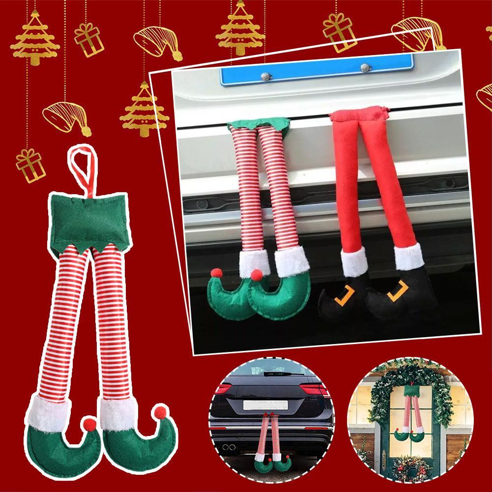 Car Christmas Leg Folding Deco - огляд і ціна Car Accessories Xmas Gifts