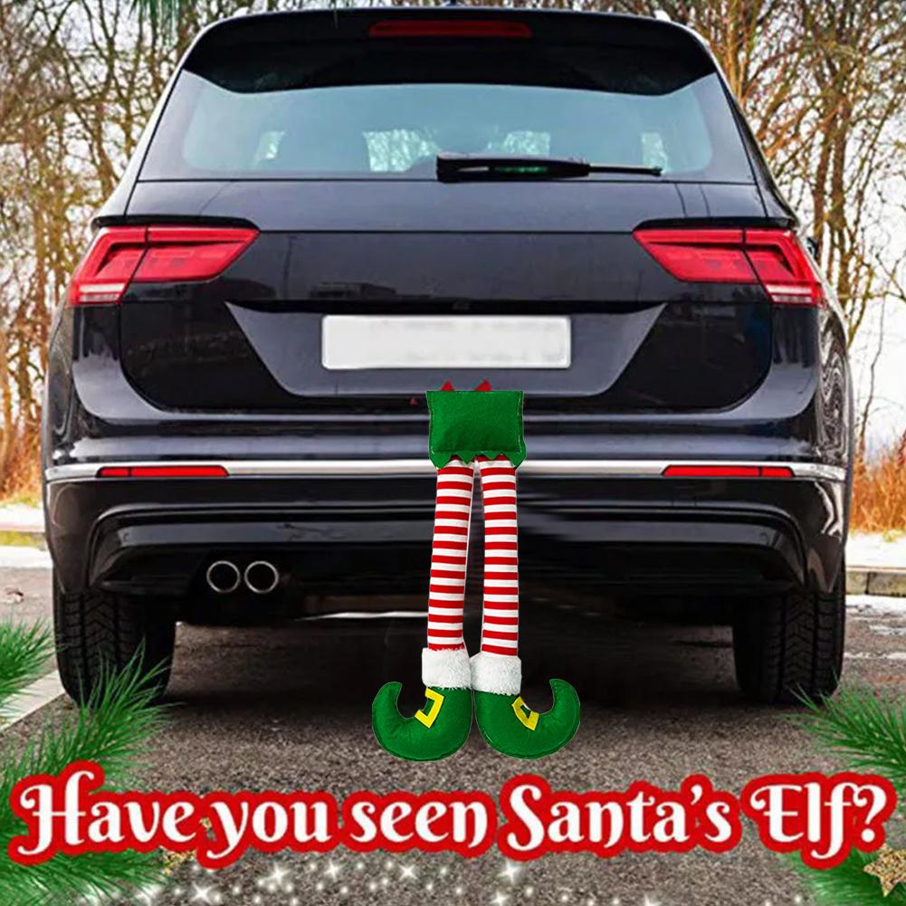 Car Christmas Leg Folding Deco - огляд і ціна Car Accessories Xmas Gifts