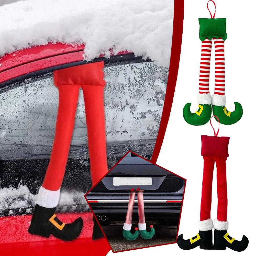 Car Christmas Leg Folding Deco - огляд і ціна Car Accessories Xmas Gifts