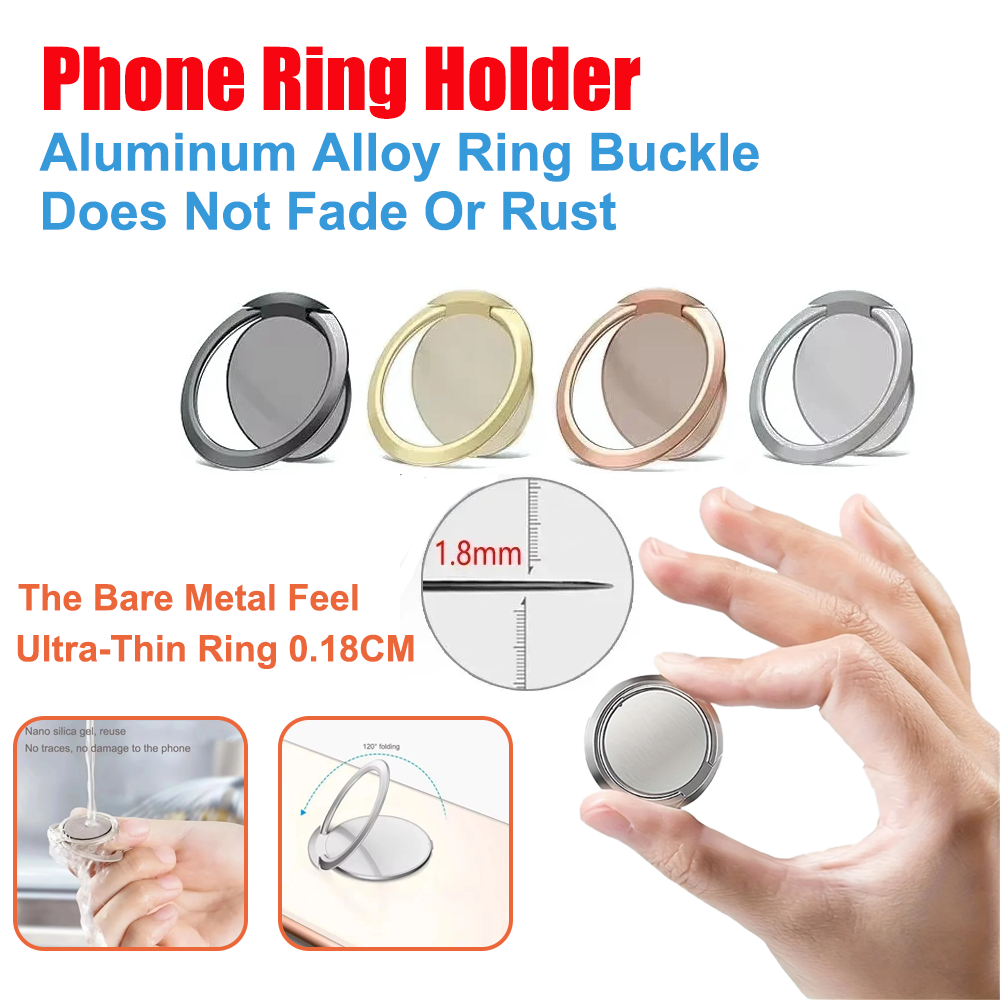 Ultra Thin Metal Ring Holder S - огляд і ціна Car Phone Holder Magnetic