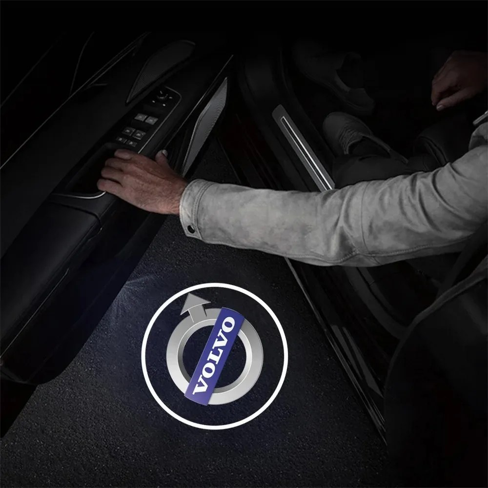 2Pcs Car LED Door Welcome Ligh - огляд і ціна Car Accessories Logo