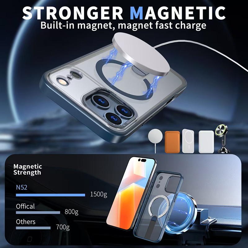 High quality matte metal invis - огляд і ціна Car Phone Holder Magnetic