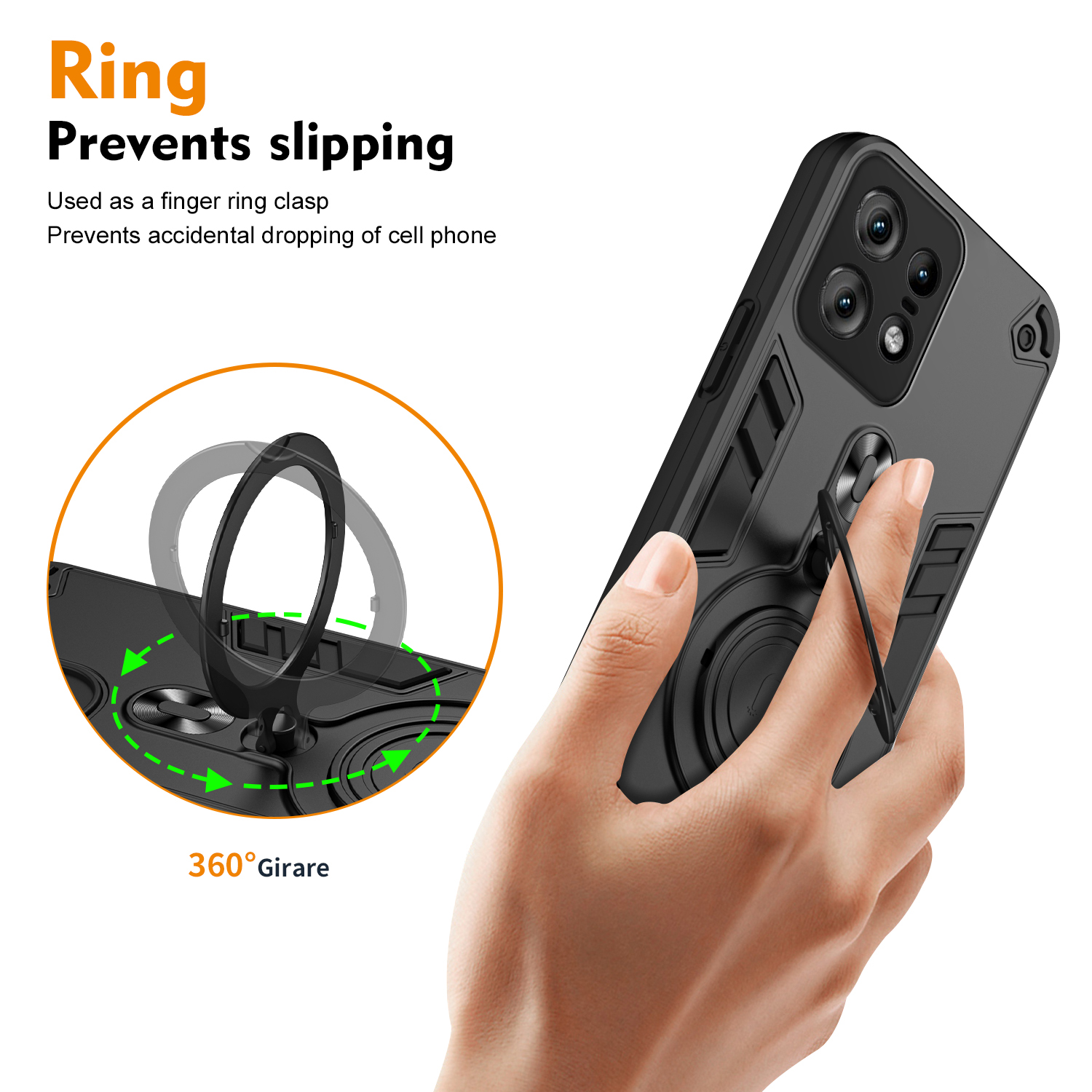 360 ° Rotating Metal Car Brack - огляд і ціна Car Phone Holder Magnetic
