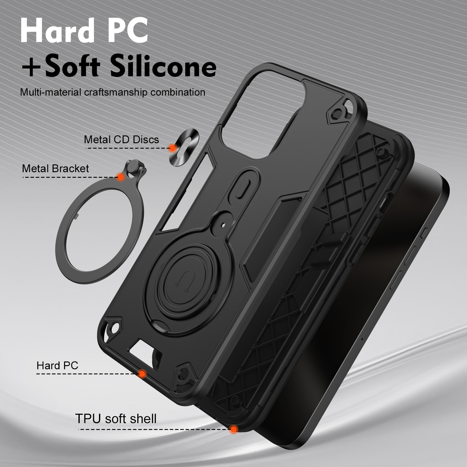 360 ° Rotating Metal Car Brack - огляд і ціна Car Phone Holder Magnetic