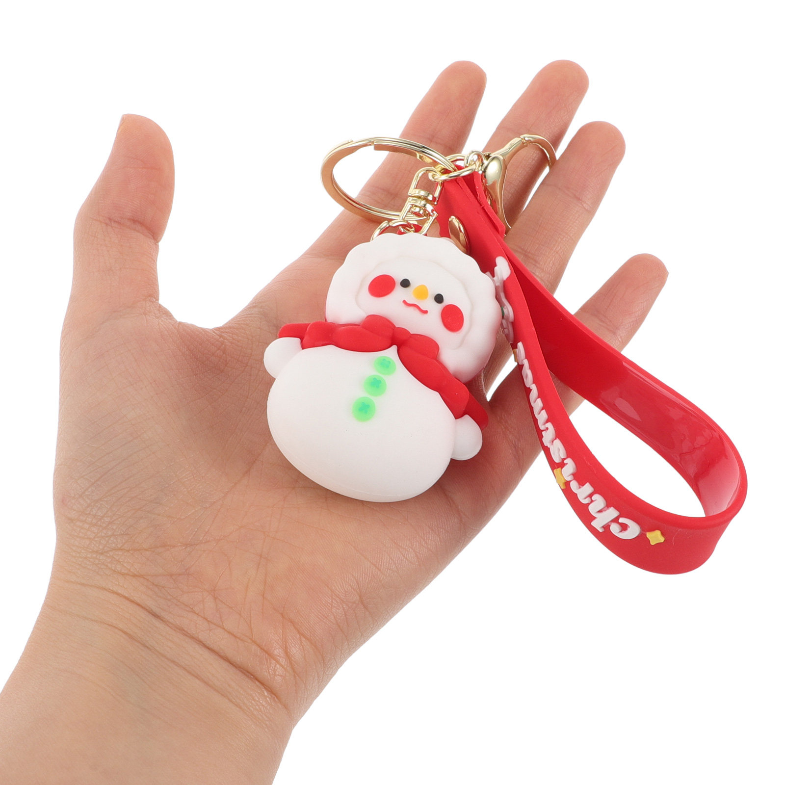 Christmas Snowman Keychain Fes - огляд і ціна Car Accessories Xmas Gifts