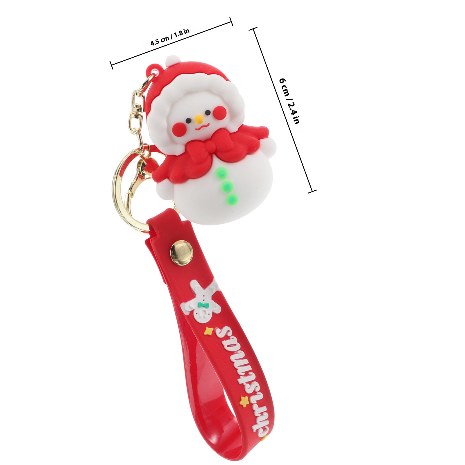 Christmas Snowman Keychain Fes - огляд і ціна Car Accessories Xmas Gifts